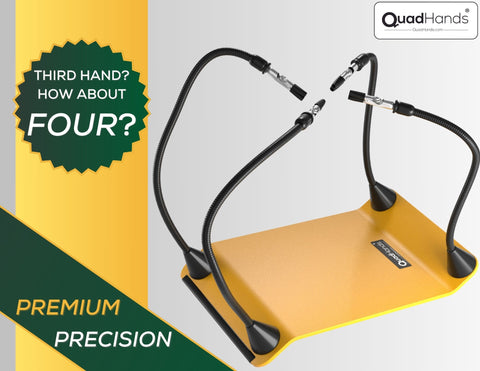 QuadHands Pro Workbench - Yellow