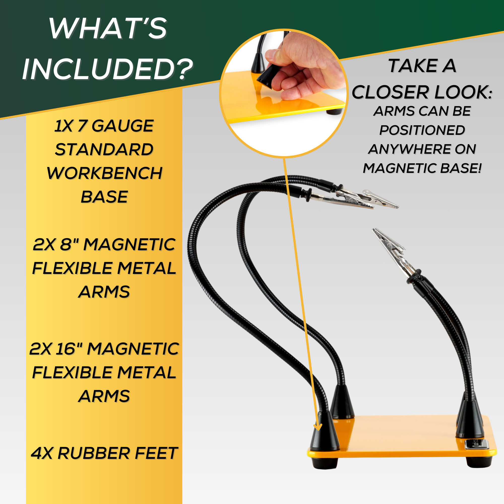 QuadHands Magnetic WorkBench - Helping Hands Tool – QuadHands®