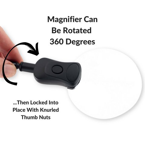 QuadHands LED 3x Magnifier